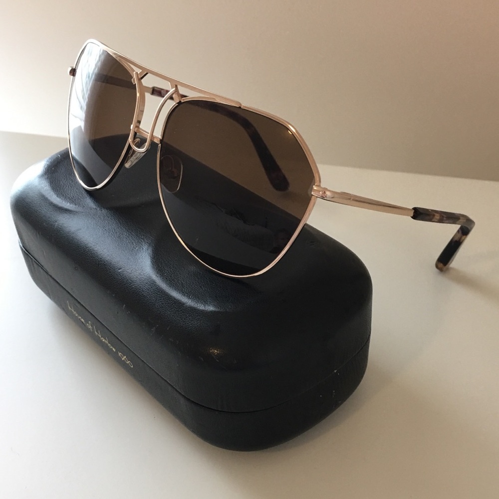 NWOT House of Harlow 1960 - Tilda Aviators - Gold